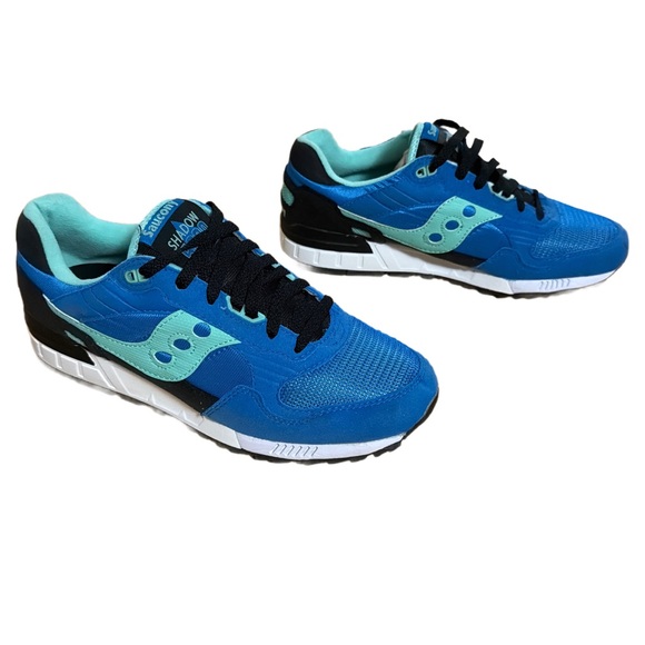 Saucony Shadow 5000 Blue and Black Athletic Shoes Men’s size 10.5 EUC 1X - Picture 3 of 12